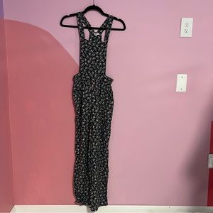 American Eagle black overalls